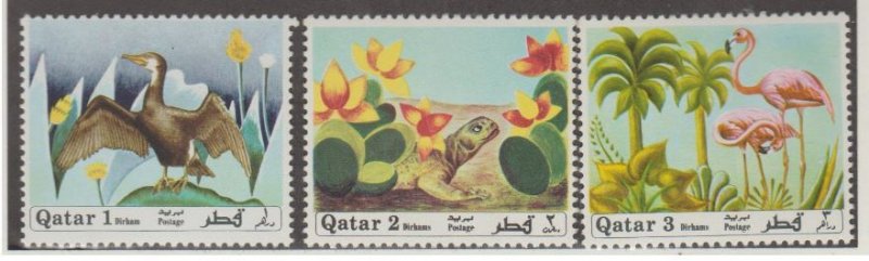 Qatar Scott #238-239-240 Stamps - Mint NH Set