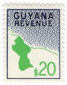 (I.B) British Guiana (Guyana) Revenue : Duty Stamp $20