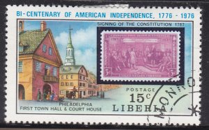 Liberia 705 American Revolution Bicentennial 1975