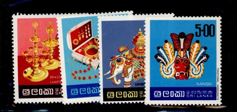 Sri Lanka #522-525  Single (Complete Set)