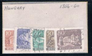 Hungary 1356-60 Used set Castles (H0077)