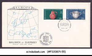 GUERNSEY - 1976 EUROPA / HANDICRAFTS / INTERPHIL '76 FDC