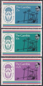 Gambia Sc #348-350 Mint Hinged