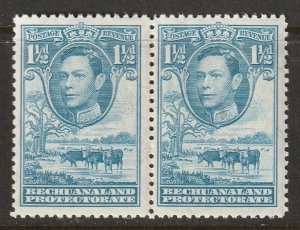 Bechuanaland 1938 Sc 126 pair MNH**