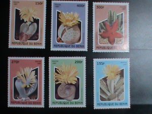 ​BENIN-1997-LOVELY COLORFUL BEAUTIFUL CACTUS FLOWER MNH  VF-LAST ONE
