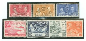 Northern Rhodesia #22-24/50-53 Used Single (Complete Set)