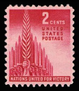 # 907 MINT NEVER HINGED P.S.E. GRADE 95 ALLIED NATIONS   ...