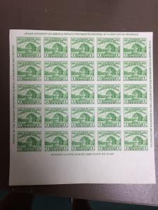 766 Farley 1cent Chicago Sheet Of 25 Mint NH