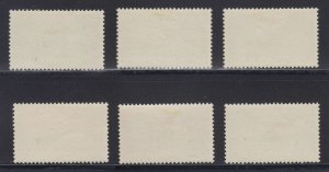 LUXEMBOURG 1951 EUROPE Sc 272-277 Yvert 443-448 FULL SET HINGED MINT F,VF €140