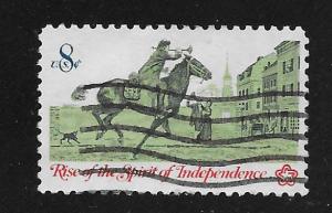 SC# 1478 - (8c) - American Bicentennial, postrider, used