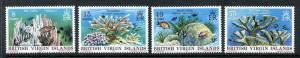 British Virgin Islands 333-336, MNH. Marine life 1978, Coral garden  x18866