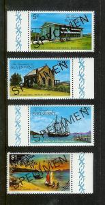 ST VINCENT GRENADINES Sc#112-115 Specimen Set