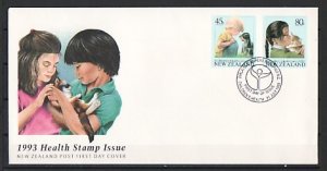 New Zealand, Scott cat. B143-B144. Children and Cats & Dogs. First day cover. ^