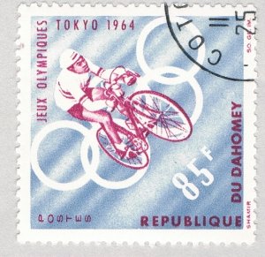 Dahomey 192 Used Olympics Bicyclist 1964 (BP67405)