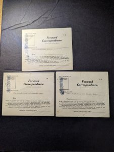 Lot of 3 1929 Southern Rhodesia Experimental Flight Forward Correspondence Paper