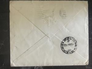 1935 London England to Victoria Australia Airmail Cover