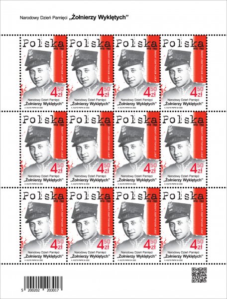 Poland 2022 MNH Stamps Mini Sheet Day of Cursed Soldiers World War II Anticommun