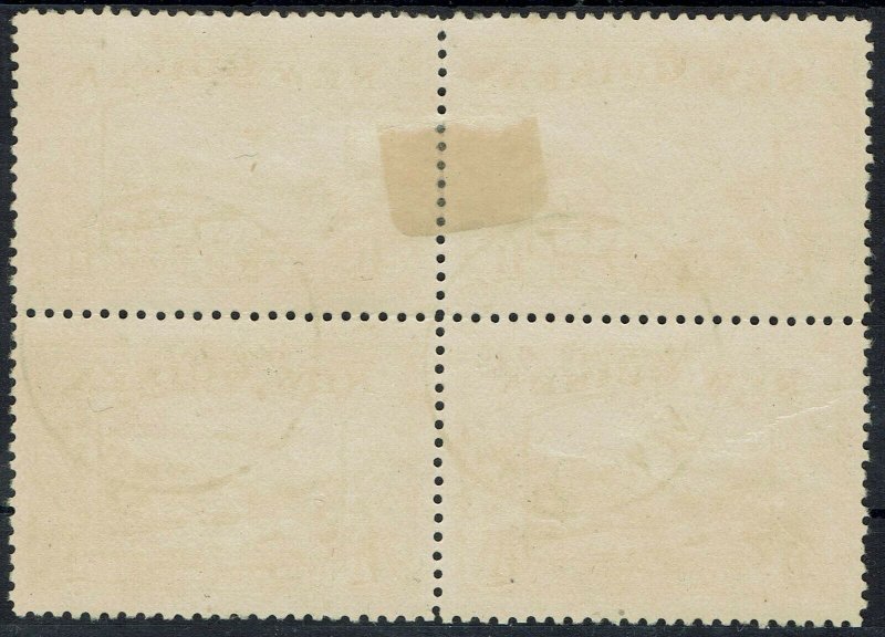 NEW GUINEA 1939 BULOLO AIRMAIL 1 POUND BLOCK USED 