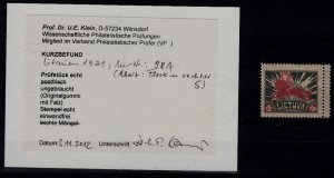 Lithuania Mi.98A MH Klein attest