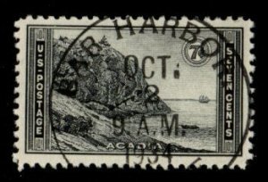 United States #746 used first day cancel