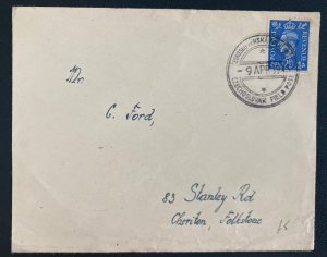 1943 Czechoslovak Field Post In England Cover To Cheriton WW2