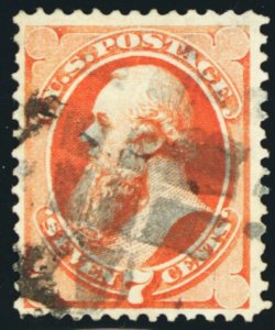 149, Used 7¢ VF Nice Centering - Pretty Stamp! Cat $90.00 - Stuart Katz