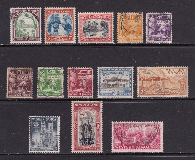 Samoa small used lot  pre independance.