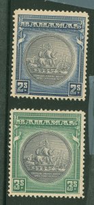 Bahamas #90/91 Unused