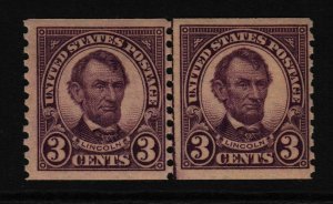 1924 Lincoln coil Sc 600 MH line pair CV $30