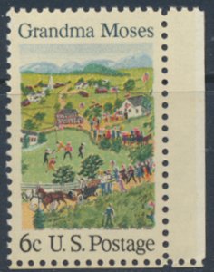 USA  SC# 1370  MNH  1969  Grandma Moses   see detail / scans