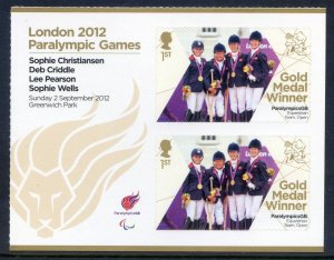GB London 2012 Paralympics Christiansen, Criddle, Pearson & Wells Gold 1st C 