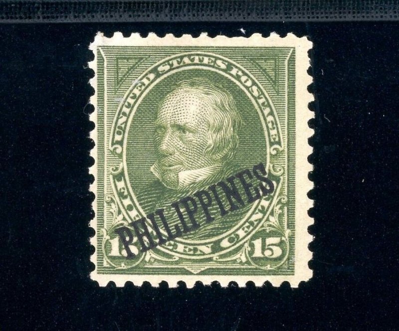 USAstamps Unused FVF US 1899 Philippines Overprint Scott 218 OG MHR