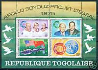 Togo Scott 437a Apollo Soyouz Sheet 1975 CV$6, this is a ...