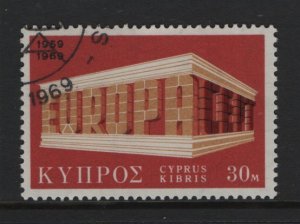 Cyprus    #327   cancelled  1969   Europa  30m