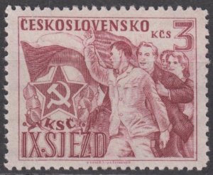 Czechoslovakia Scott #384 1949 MNH
