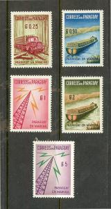 PARAGUAY 577-581 MNH VF COMPLETE SET 