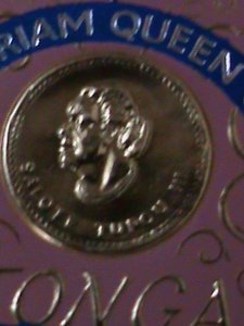 ​TONGA-1966-SC#155-IN MEMERMORY OF QUEEN SALOTE HEART SHAPE CUTSTAMP MINT-VF