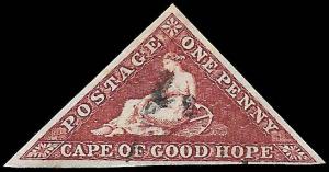 1863 Cape Of Good Hope Sc# 12a Used Sound No Faults