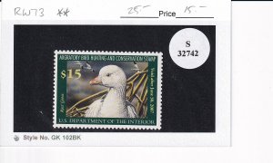 U.S.: Sc #RW73, 2006 $15 Federal Duck Hunting Stamp, MNH (F32742)