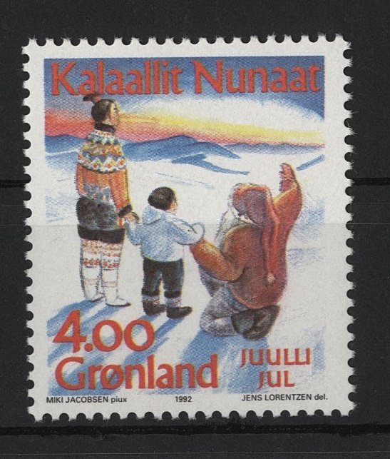 Greenland Grönland Scott #254 Christmas Santa Claus MNH