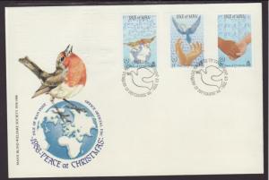 Isle of Man 318-319 Christmas 1986 U/A FDC