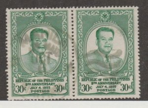 Philippines Scott #623 Stamp - Used Pair - XYZ