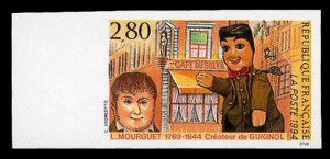 France, 1950-Present #2406 (YT 2861) Cat€23, 1994 Laurent Mourguet (Puppete...