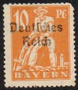 Bavaria Sc #257 Mint Hinged