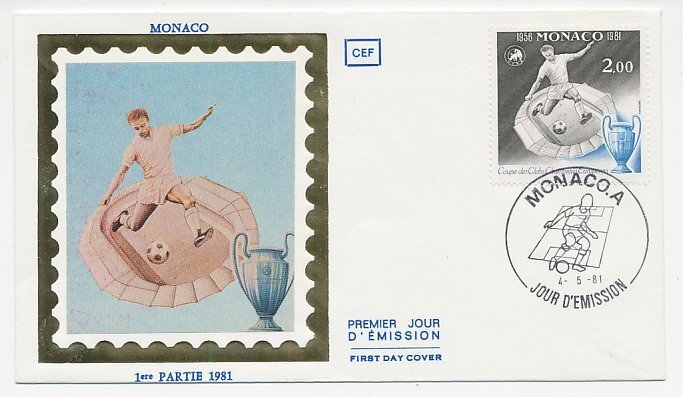 Cover / Postmark Monaco 1981 Football - European Championships 