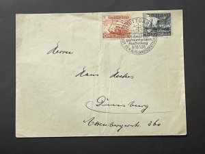 WW2 WWII Nazi German Third Reich cover envelope VIKING ship cancel 1938 WHW