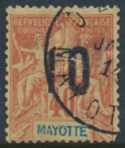 Mayotte  French Colony   SC# 28 Used  see details / scans