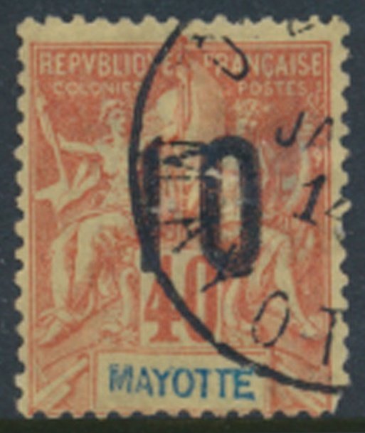 Mayotte  French Colony   SC# 28 Used  see details / scans