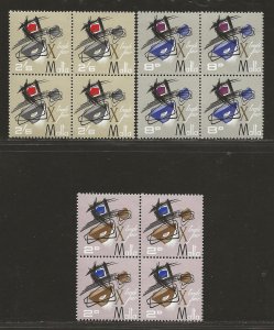 MALTA SC# 355-57 B/4  FVF/MOG