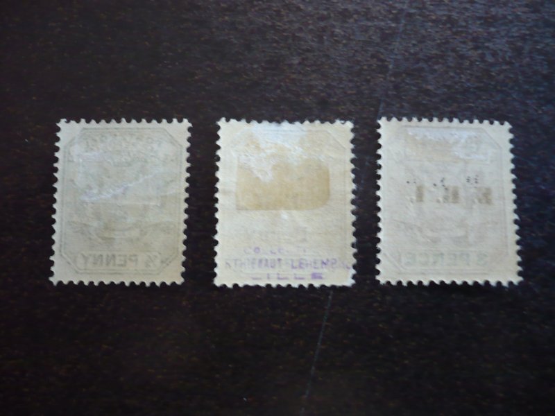 Stamps - Transvaal - Scott# 246,247,249 - Mint Hinged Part Set of 3 Stamps